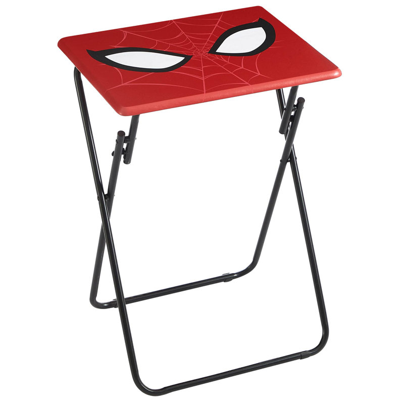 Table-plateau pliante Spiderman, table de collation, table portable pour ordinateur portable, divertissement, repas