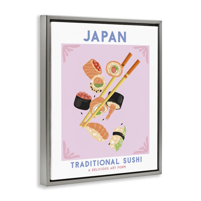 Art mural japonais sur toile flottante, "Japanese Traditional" par Omar Escalante