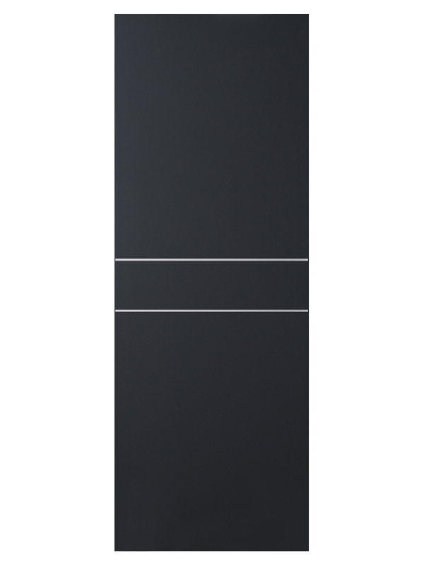 Porte intérieure stratifiée moderne blanc doux Glam G-Pro 008 seulement 28 po x 84 po, 28 po x 84 po, Blanc doux