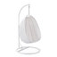 Balancelle d'extérieur pour 1 personne avec support Brookstonval, support pour œuf suspendu en osier tissé à la main, structure en fer résistant aux rayons UV, méridienne de patio rembourrée pour porche, jardin, balcon et cour arrière-1091481075-1086440089