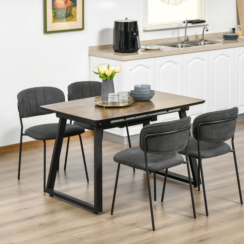 Anelisa Metal Base Dining Table