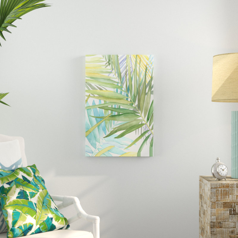 'Tropical Pattern II' by Megan Meagher - Painting Print, 76cm H x 51cm W, Wrapped Canvas