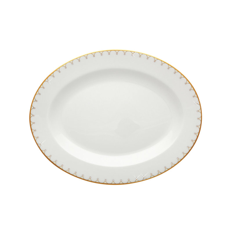 Princess Gold Bone China Platter