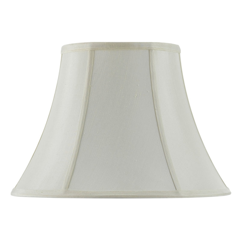 12.5'' H x 18'' W Fabric Bell Lamp Shade, Eggshell