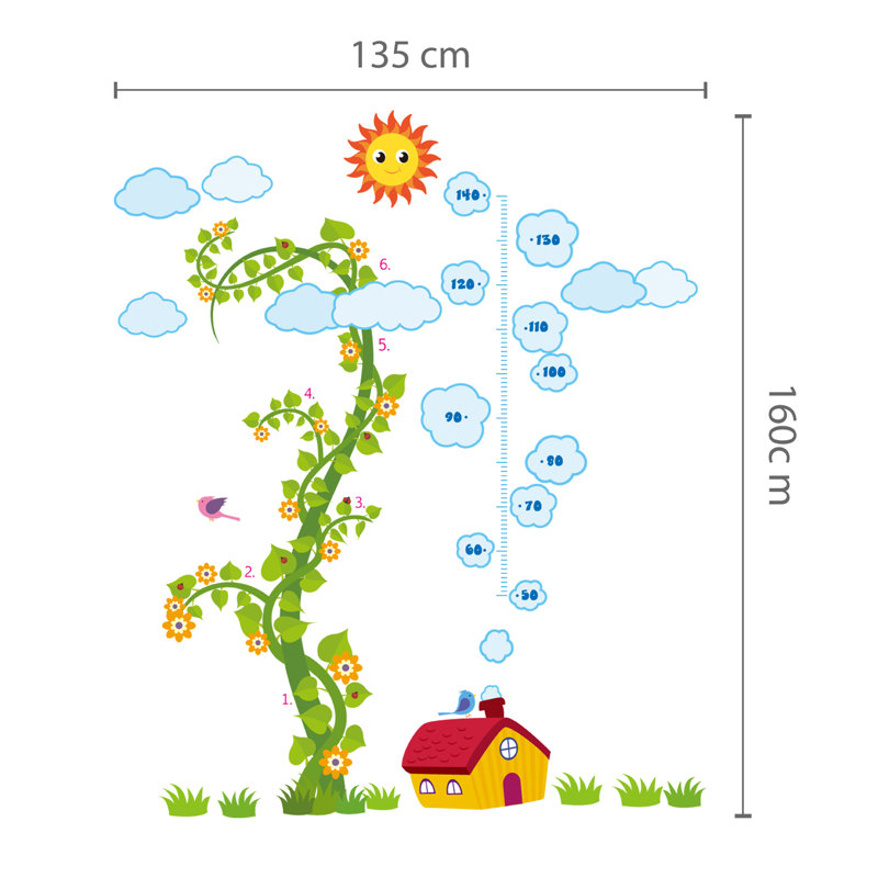 Plants & Flowers Non-Wall Damaging Wall Decal