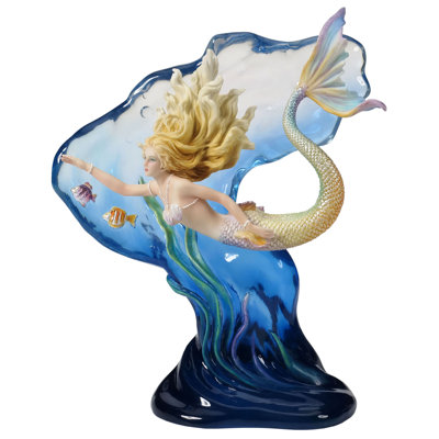 9.06 in H Heart Of The Ocean, Poly Resin