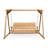 Western Red Cedar 8-ft A-Frame Swing Set