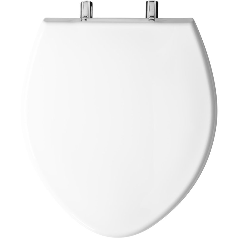 Siège de toilette allongé en plastique