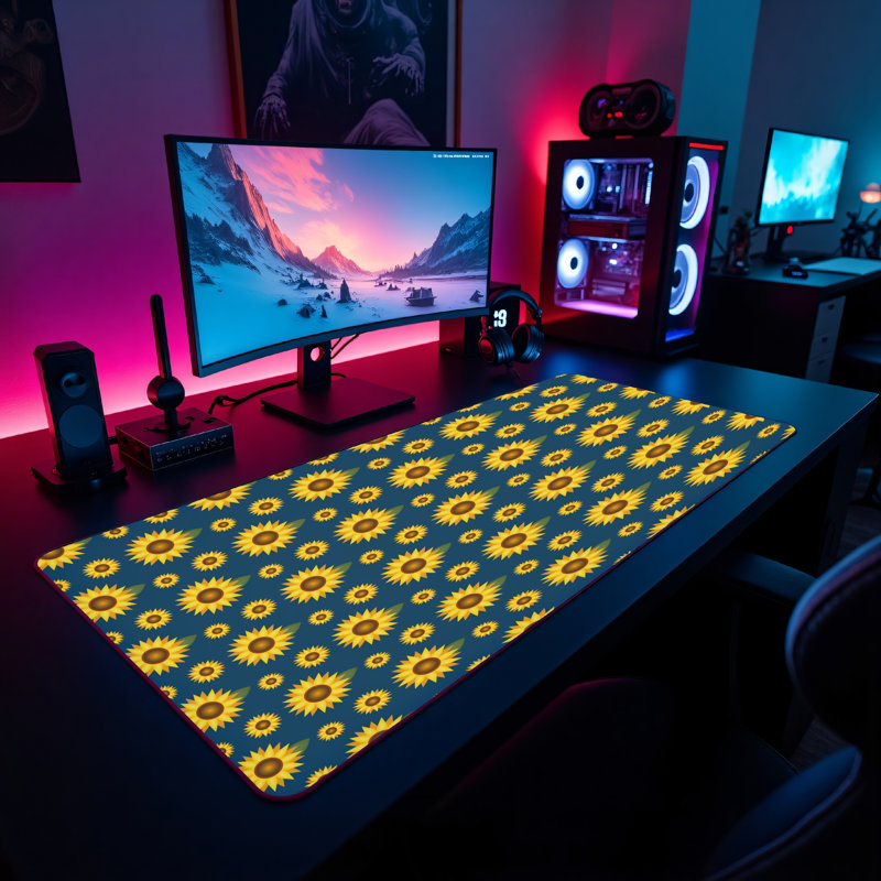 Polyester Desk Pad, 31.5x15.5