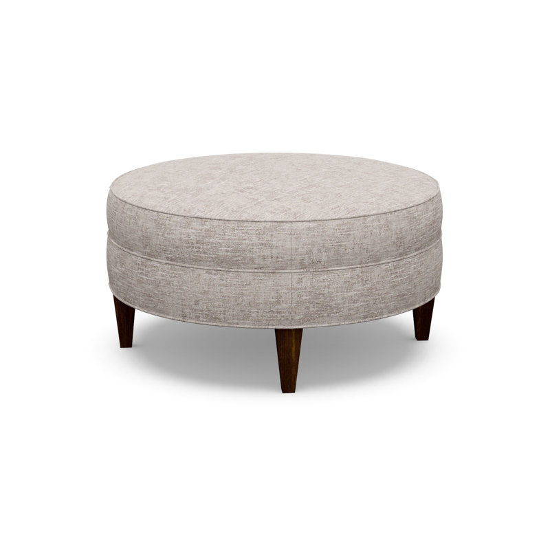 Round Ottoman, 9637-80, Walnut