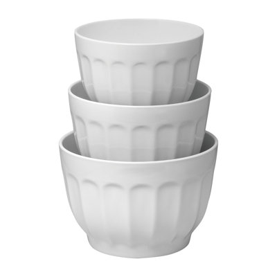 Latte Melamine Nested Mixing Bowl Set