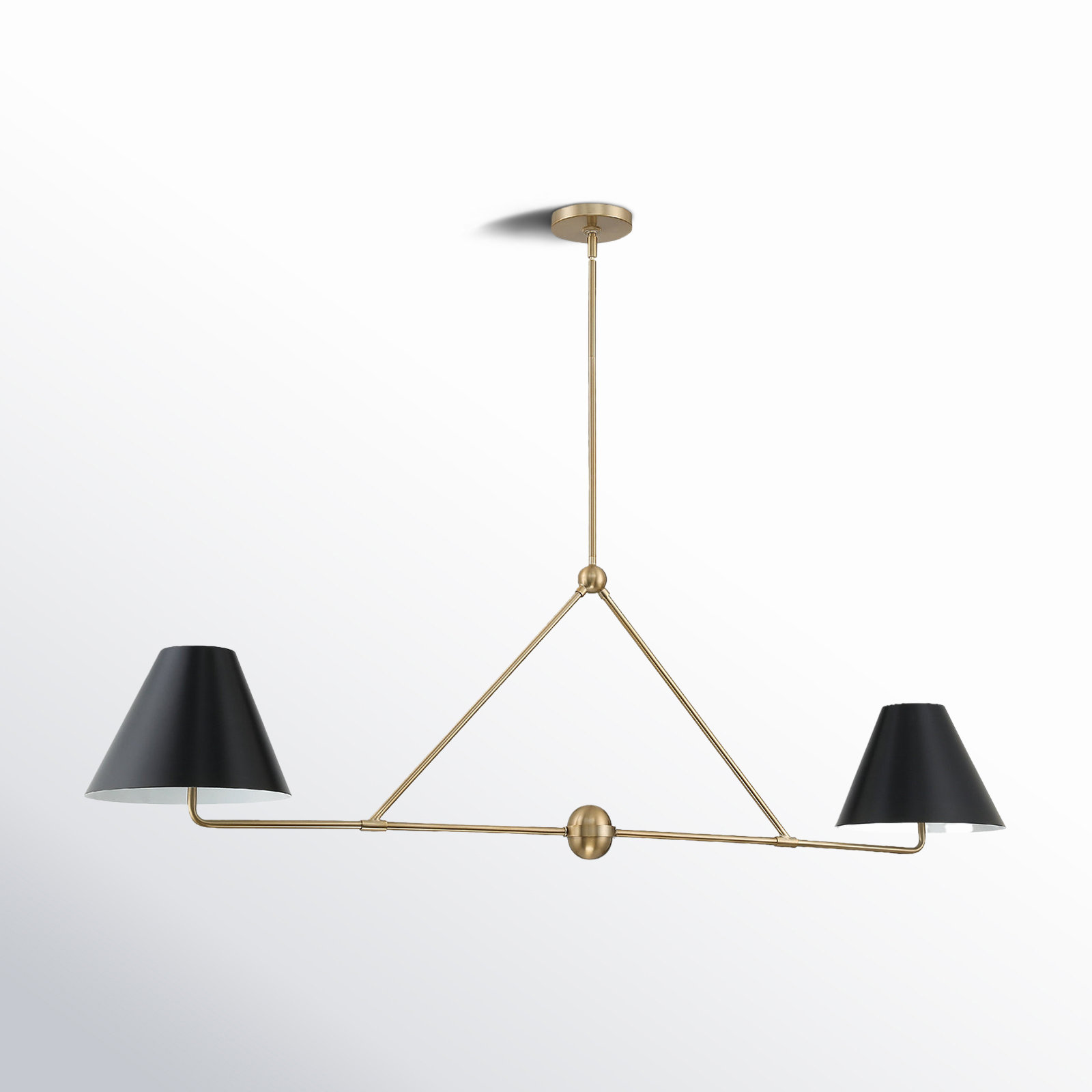 Kinston 4-Light Chandelier, Gold