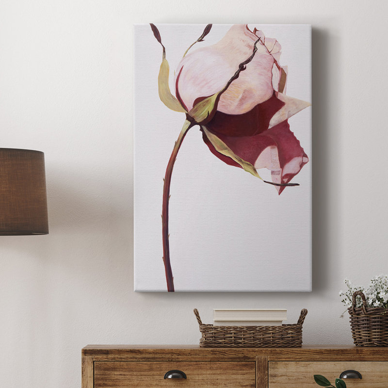 «Love Is A Rose I» - galerie personnalisée enveloppée Cavas, H 48 po x l 32 po