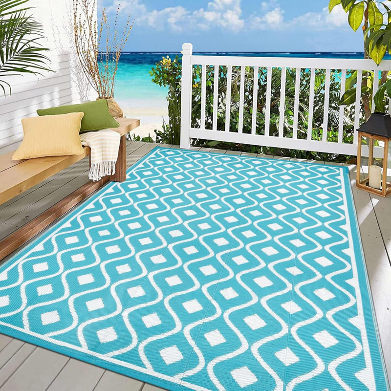 Outdoor Rug, Rectangle 8" x 10"