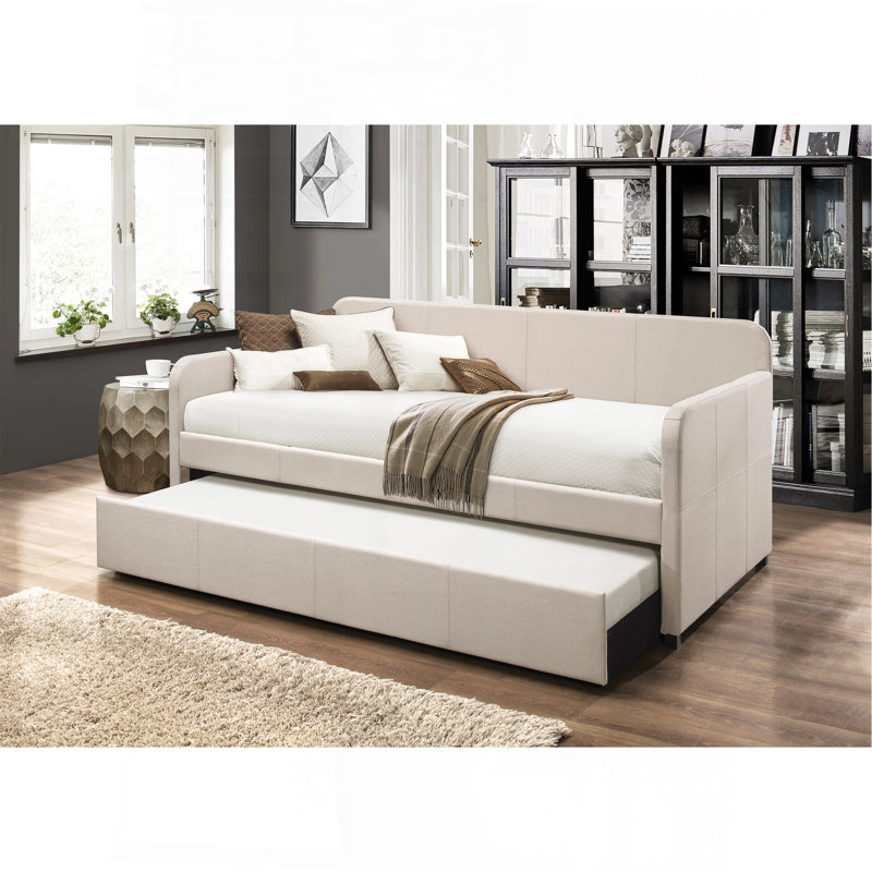 Jagger Fog Fabric Daybed W/Trundle (Twin)