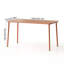 Longue table rouge pour l'extérieur et l'intérieur, de style américain, tissu imperméable en métal, 54,93 po de profondeur, 27,64 de largeur, 29,71 de hauteur, 41,86 lb, cadre aquatique, cadre relaxant carré Claret-1445422356