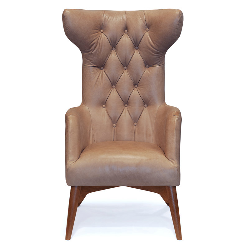 Fauteuil à oreilles rembourré Ohio, Jacobin, Bora Bora 59
