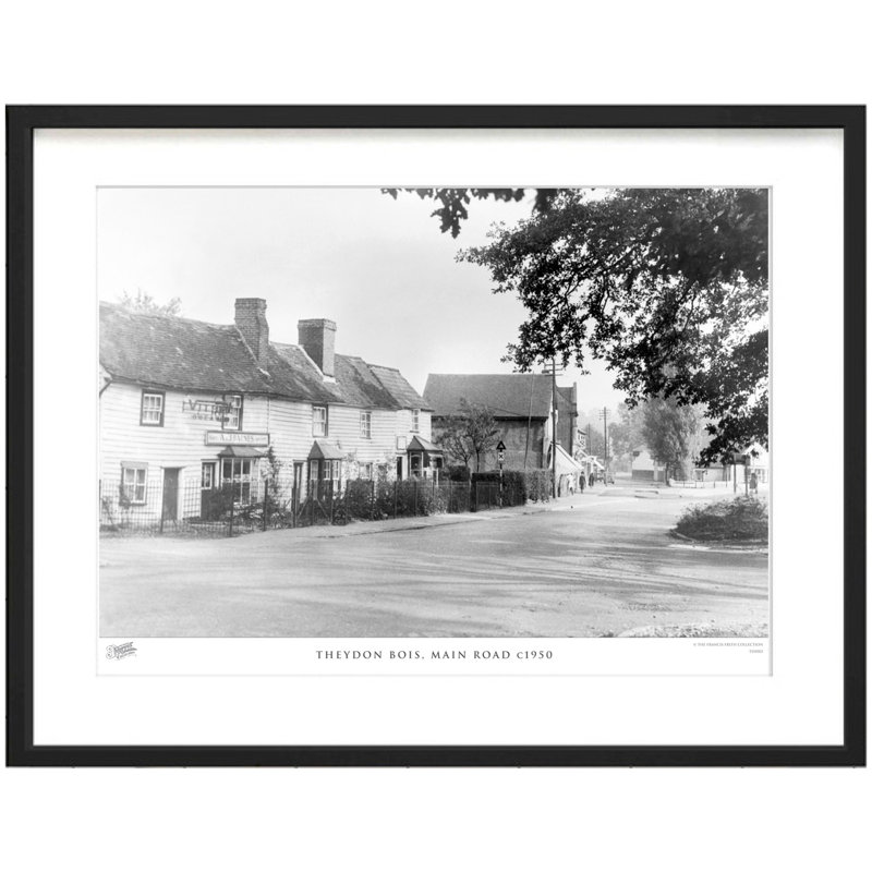 Theydon Bois, Main Road C1950 by Francis Frith - Single Picture Frame Print, 45cm H x 60cm W x 2.3cm D