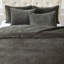 Ensemble de courtepointe et taie d'oreiller en velours de coton Karina-107091179-107091181