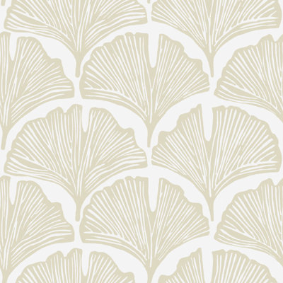 Novogratz Feather Palm Self-Adhesive Wallpaper Roll