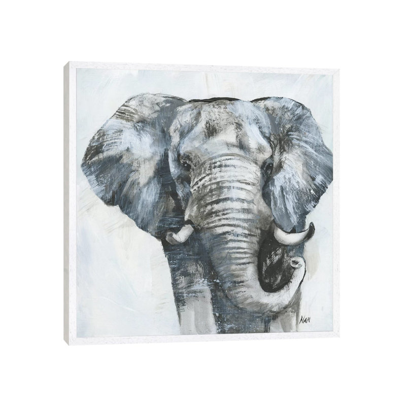 Masai Moment 1 Piece Painting on Canvas, 66.04 cm H x 66.04 cm W, White Framed