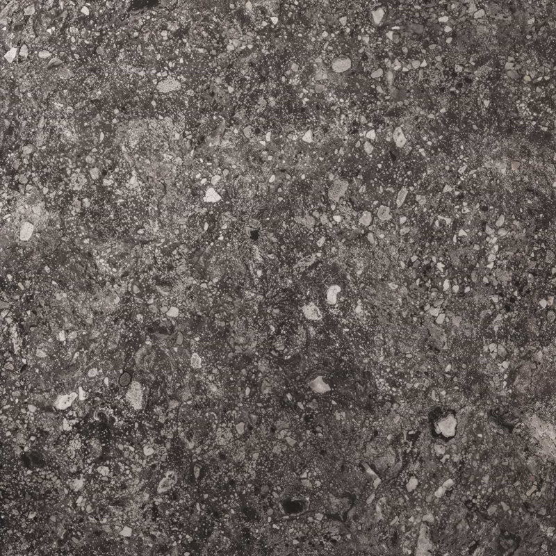 Rizo 47.16 In. X 47.16 In. Terrazzo Look Matte Porcelain Floor And Wall Tile (30.98 Sq. Ft. / Case), Charcoal