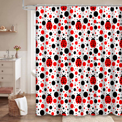 Rideau de douche Ladybug