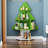 Bookshelf Christmas Tree Shape Corner Bookcase 