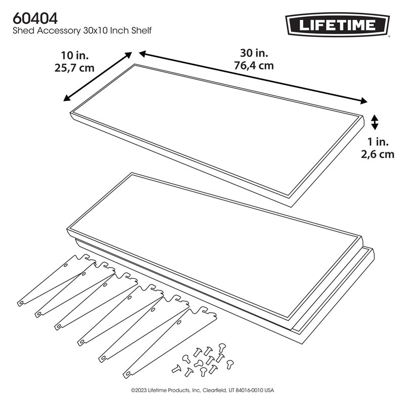 3-piece Shelf Accessory Kit
