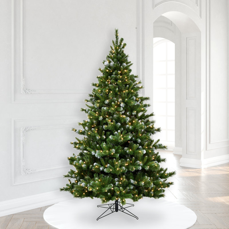Spruce Artificial Christmas Tree with Clear Dura-Lit® Lights, 5.5' H