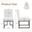 45cm H Linen Upholstered Metal Side Chair-121976092