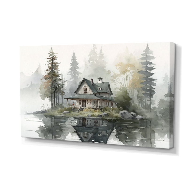 Cottage by the Lake II - Lake House Cottage, impressions encadrées