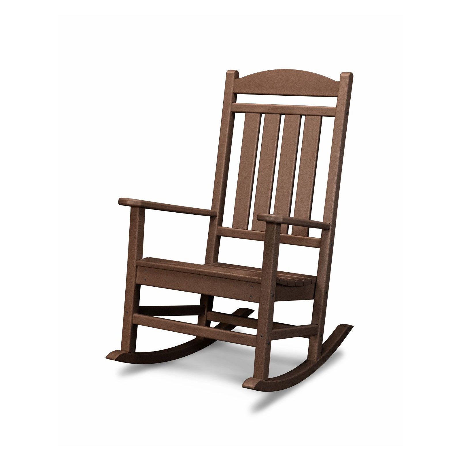 POLYWOOD Rocker Rocking Chair, Mahogany