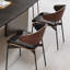 Ensemble de table et chaises de salle à manger moderne et simple-108507482