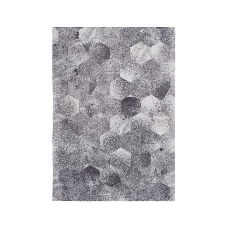 Beier Hand Woven Grey Indoor Rug, Rectangle 160 x 230cm