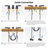 Cube 2-handle Bathroom Faucet with Drain Assembly-83653101