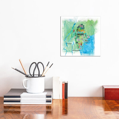«The USA, Maine Travel» par Markus et Martina Bleichner, peinture sur toile tendue