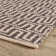 Bradshaw Zipper Grey/Ivory Handwoven Cotton Rug
