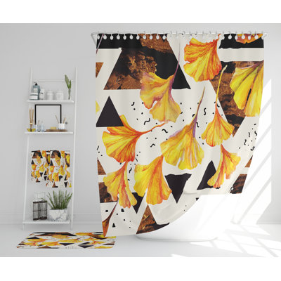Nazym Polyester Shower Curtain Set