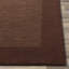 Tapis chocolat en laine fait à la main Dolma-22223369