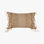 Heavy Metal Brass Fringe Pillow Cover & Insert