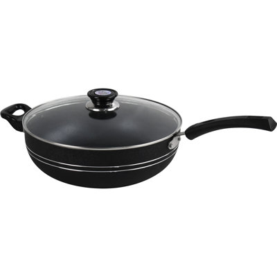 Sterling Ventures Non-Stick Aluminum Wok with Lid