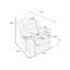Fauteuil inclinable à mouvement manuel 1pc