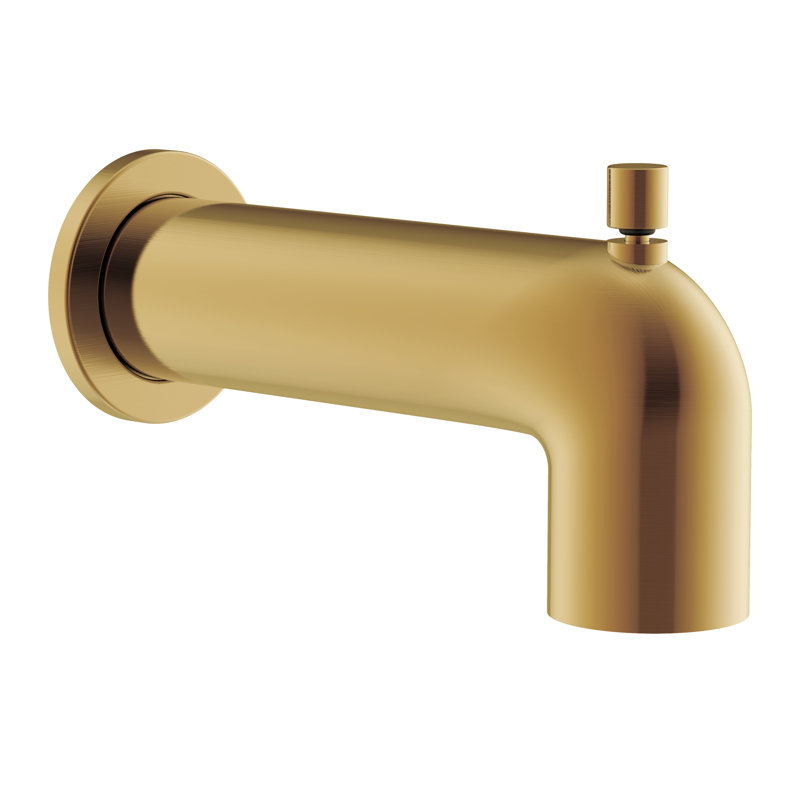 Parma Wall Mounted Tub Spout Trim, Brushed Bronze