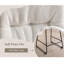 Upholstered Counter Stool with Metal Frame