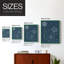 Impression graphique Alliums I - bois massif-816013938-816013942