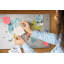Wall Mounted cork board with print decorative wall message pin boards home office bulletin board ideas Animal world map