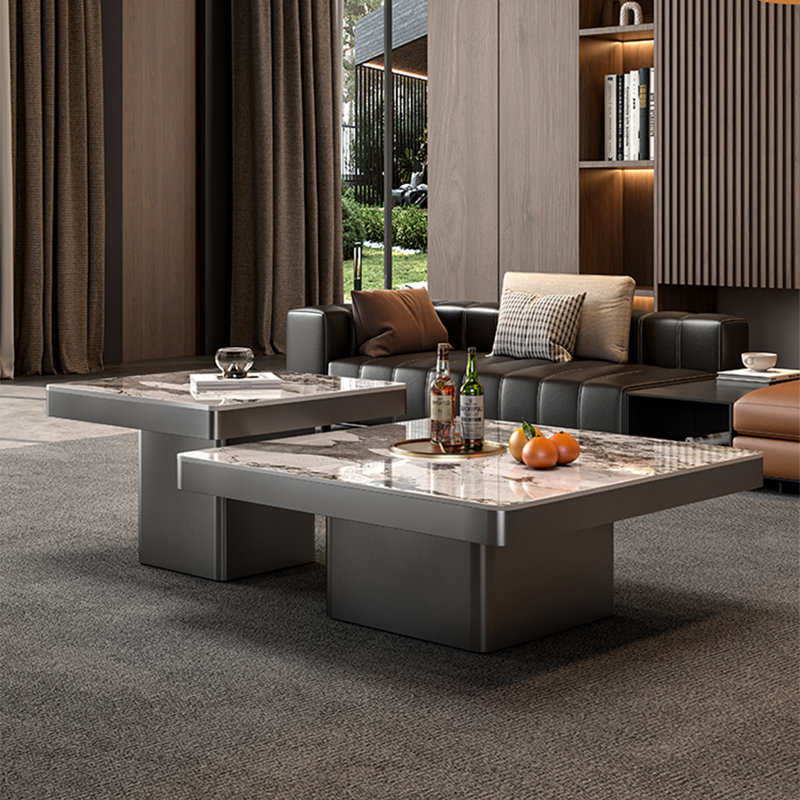 Table basse carrée en granit Luxury-Style