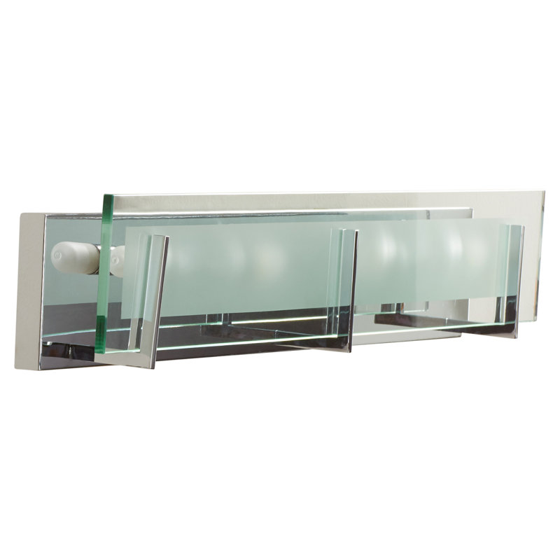 Latitude Sleek Outdoor 4-Light Bath Vanity in Brushed Nickel