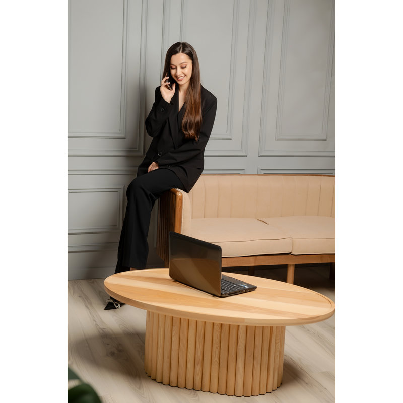 Alton Coffee Table, Matte Ash
